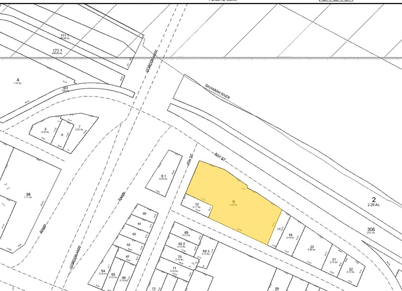 360 Bay St, Augusta, GA à vendre - Plan cadastral - Image 1 de 1