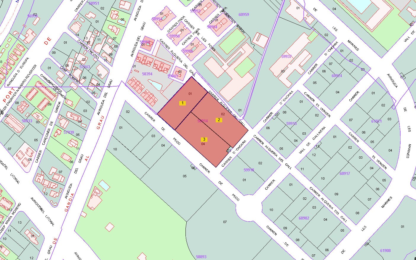 de Pego, 3, València, Valencia à vendre Plan d’étage- Image 1 de 16