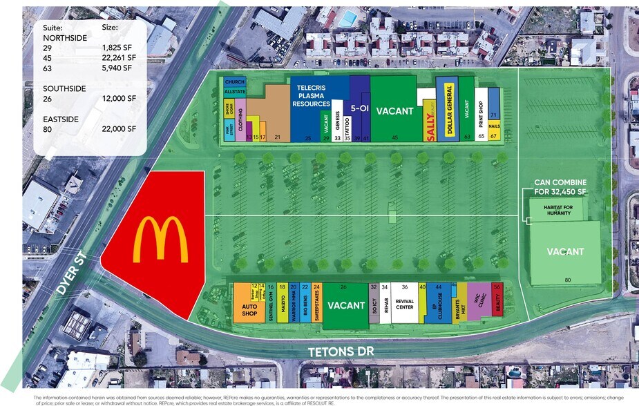 8500 Dyer St, El Paso, TX à louer - Photo du bâtiment - Image 2 de 2