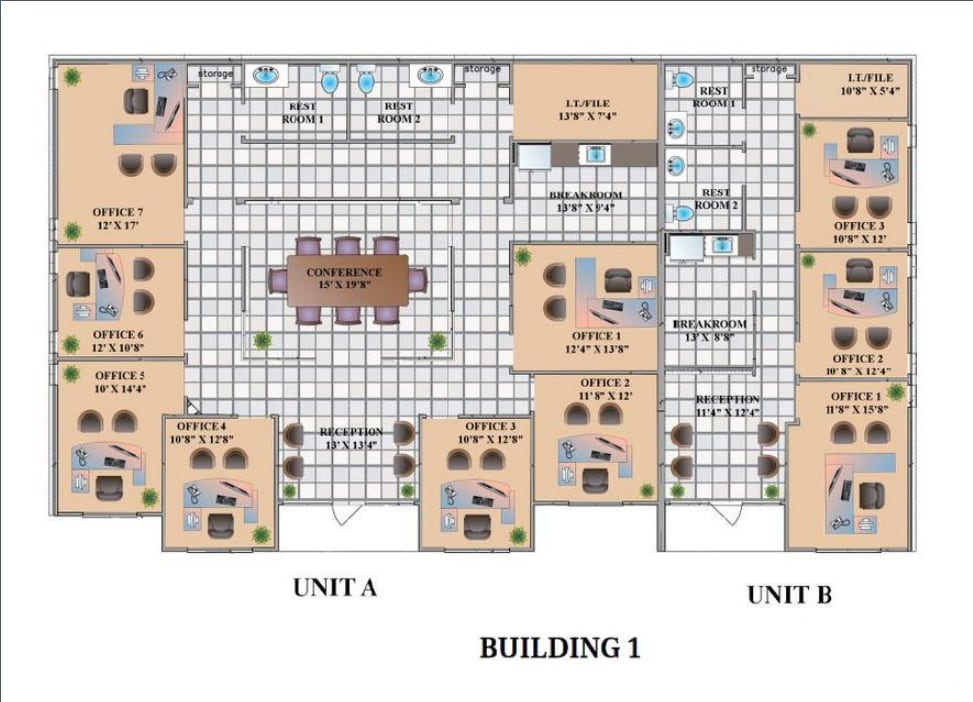 13145 Spring Cypress Rd, Cypress, TX à louer Plan d’étage- Image 1 de 19