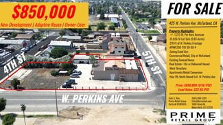Plus de détails pour 425 W Perkins Ave, McFarland, CA - Commerce de détail à vendre