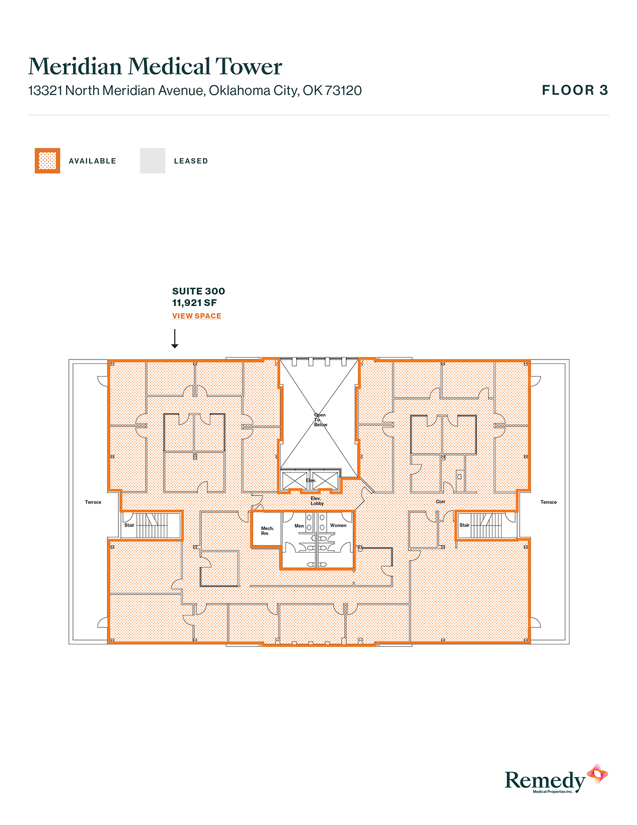 13321 N Meridian Ave, Oklahoma City, OK for lease Floor Plan- Image 1 of 1