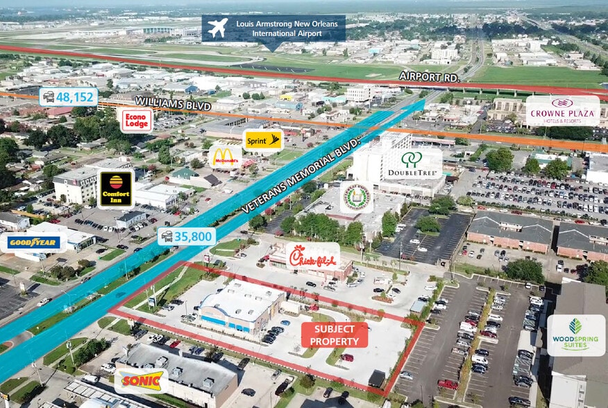 2240 Veterans Memorial Blvd, Kenner, LA à vendre - Photo du bâtiment - Image 3 de 10