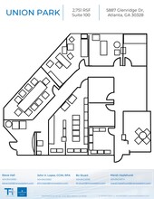 5883 Glenridge Dr NE, Atlanta, GA à louer Plan de site- Image 1 de 1