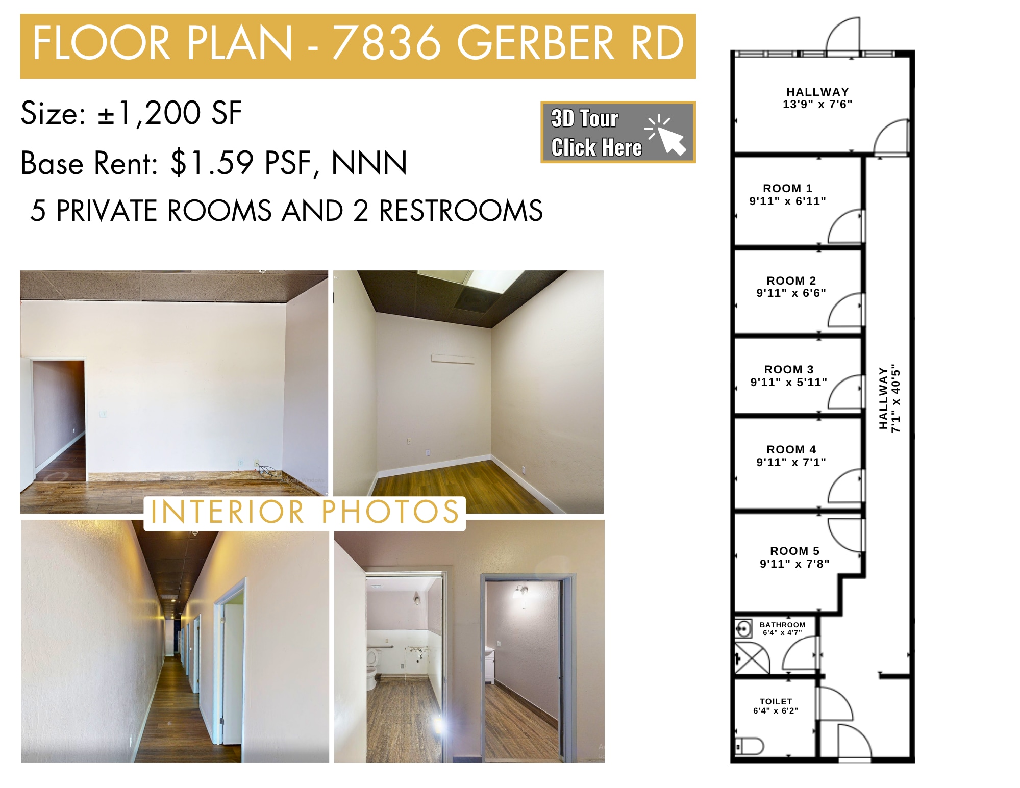 7802-7856 Gerber Rd, Sacramento, CA for lease Interior Photo- Image 1 of 3
