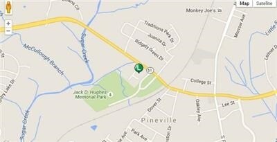 523 Main St, Pineville, NC - AERIAL map view