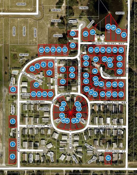 25001 Alamanda Dr, Astatula, FL à vendre - Plan cadastral - Image 1 de 1