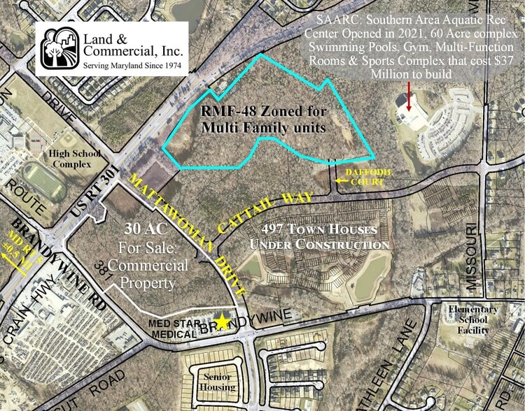 13601 Daffodil Ct, Brandywine, MD for sale - Aerial - Image 1 of 1