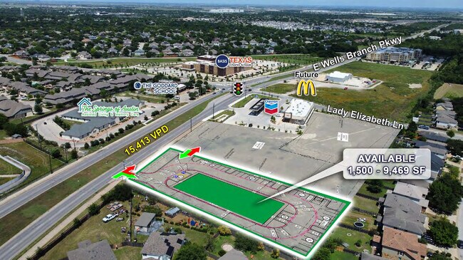 Plus de détails pour 1001 E Wells Branch Pky, Pflugerville, TX - Commerce de détail à louer