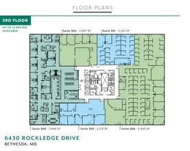6430 Rockledge Dr, Bethesda, MD à louer Plan d’étage- Image 1 de 1