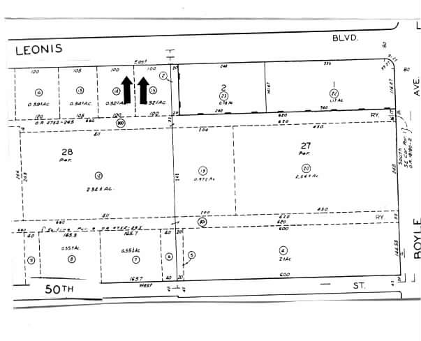 2960 Leonis Blvd, Vernon, CA for lease - Plat Map - Image 3 of 3