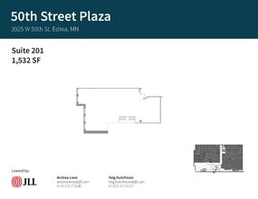 3925 W 50th St, Edina, MN à louer Plan d’étage- Image 1 de 1