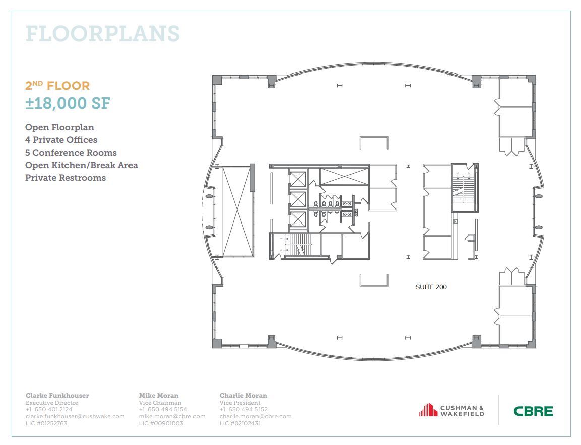 305 Walnut St, Redwood City, CA à louer Plan d  tage- Image 1 de 1