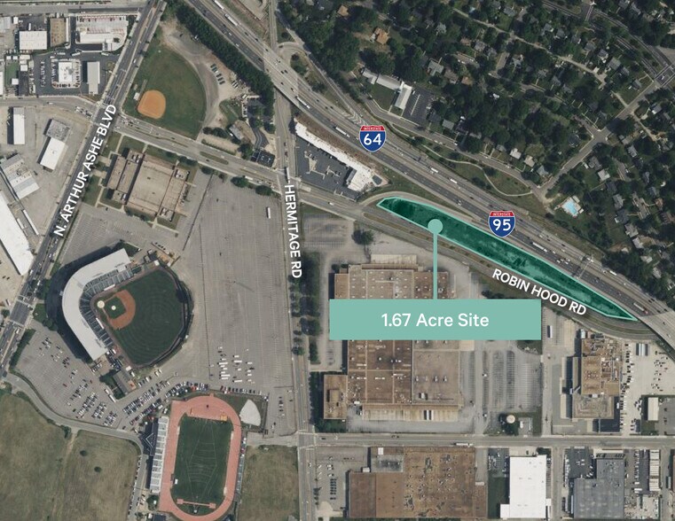 1400-1500 Robin Hood Rd, Richmond, VA à vendre - Aérien - Image 2 de 4