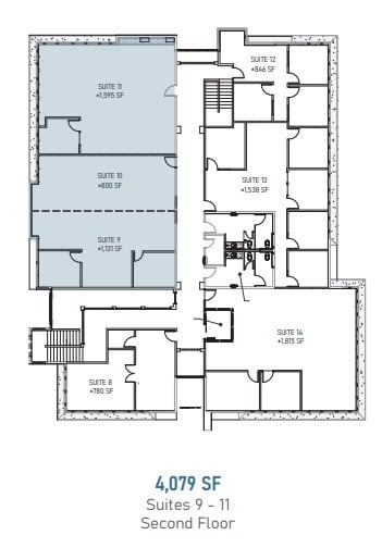 5665 Oberlin Dr, San Diego, CA 92121 - Unit 9-11 - - Floor Plan - Image 1 of 1