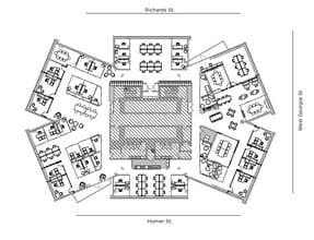 410 W Georgia St, Vancouver, BC à louer Plan d’étage- Image 2 de 2