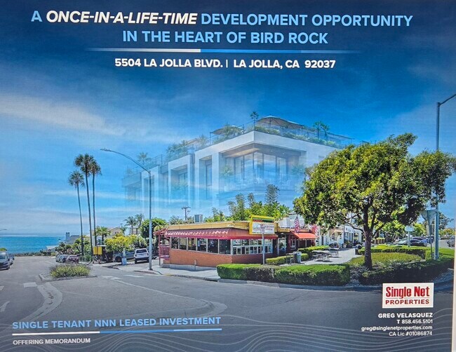 Plus de détails pour 5504 La Jolla Blvd, La Jolla, CA - Commerce de détail à vendre