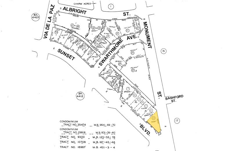 15201-15209 W Sunset Blvd, Pacific Palisades, CA à louer - Plan cadastral - Image 2 de 5