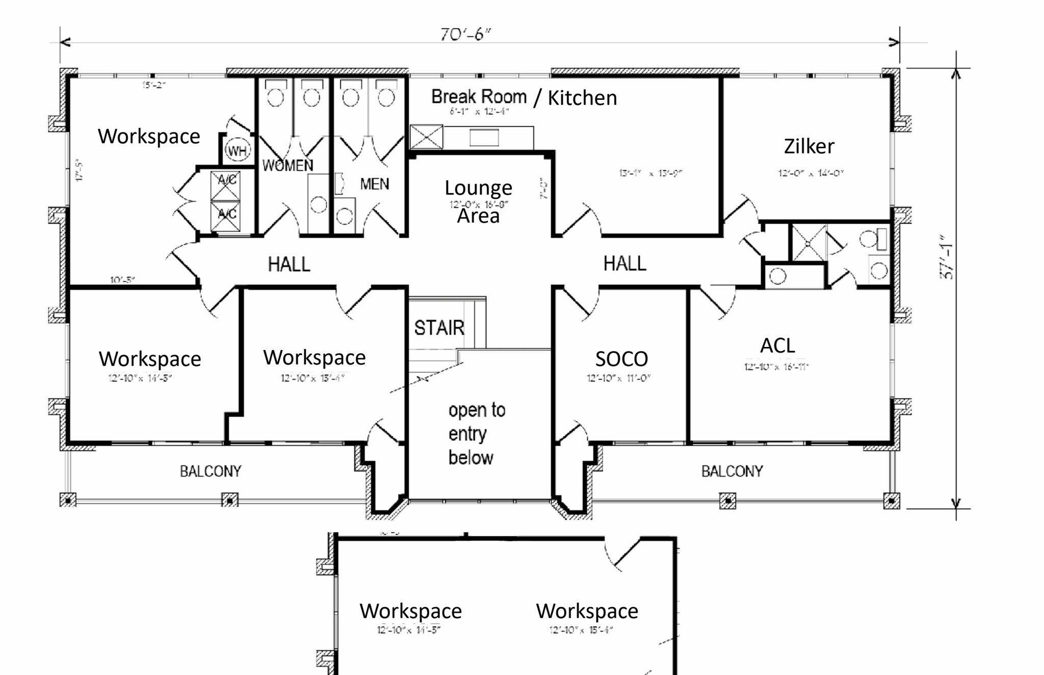 151 S First St, Austin, TX à louer Plan d’étage- Image 1 de 1