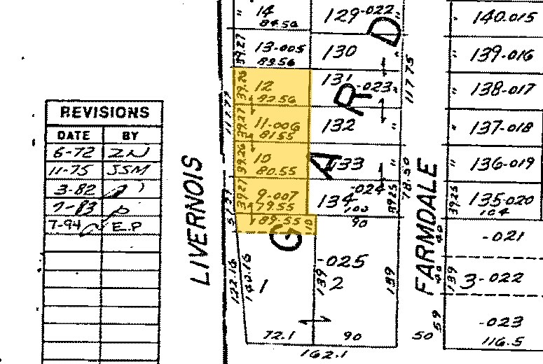 200 Livernois St, Ferndale, MI à vendre - Plan cadastral - Image 2 de 5