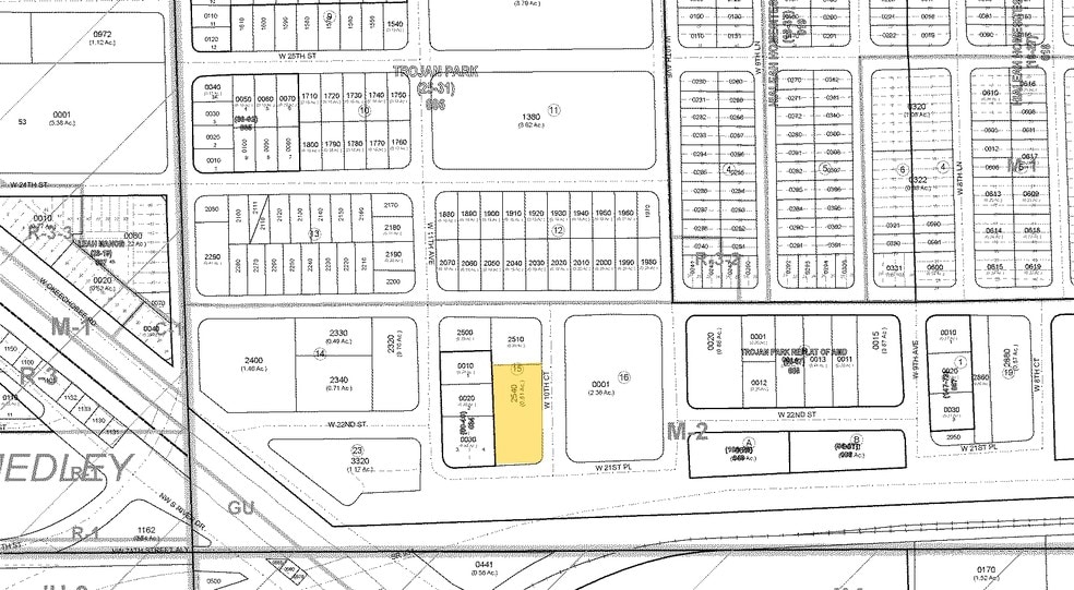 2150 W 10th Ct, Hialeah, FL for lease - Plat Map - Image 2 of 2