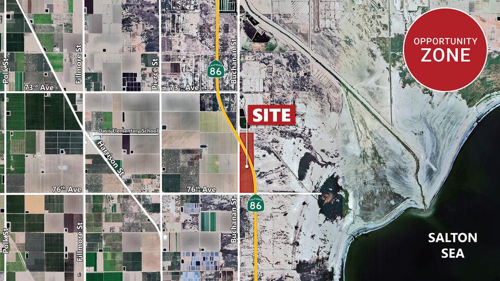 Ave 76 & Expwy 86, Thermal, CA à vendre - Aérien - Image 2 de 27