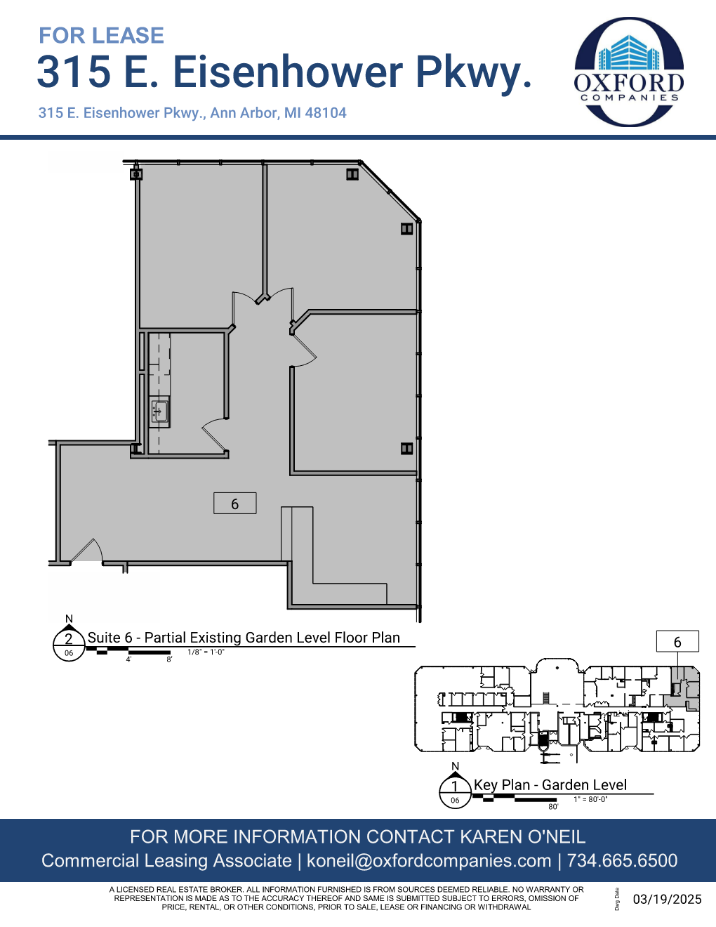 315 E Eisenhower Pky, Ann Arbor, MI à louer Plan d’étage- Image 1 de 1