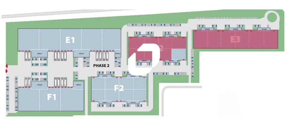 Office in Saint-Priest for lease - Site Plan - Image 2 of 2