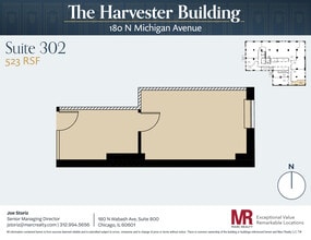 180 N Michigan Ave, Chicago, IL à louer Plan d’étage- Image 1 de 4