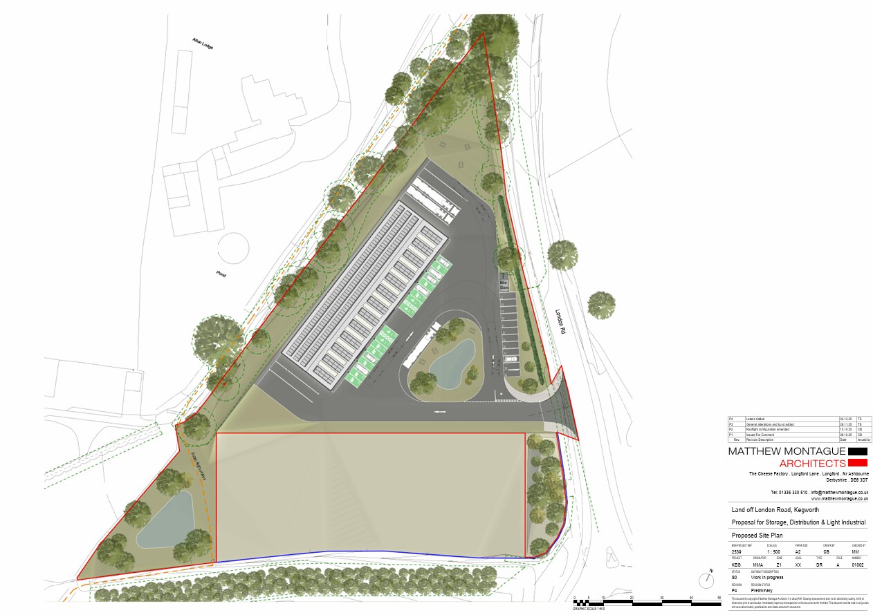 Building 1, London Road, Kegworth for lease Site Plan- Image 1 of 4