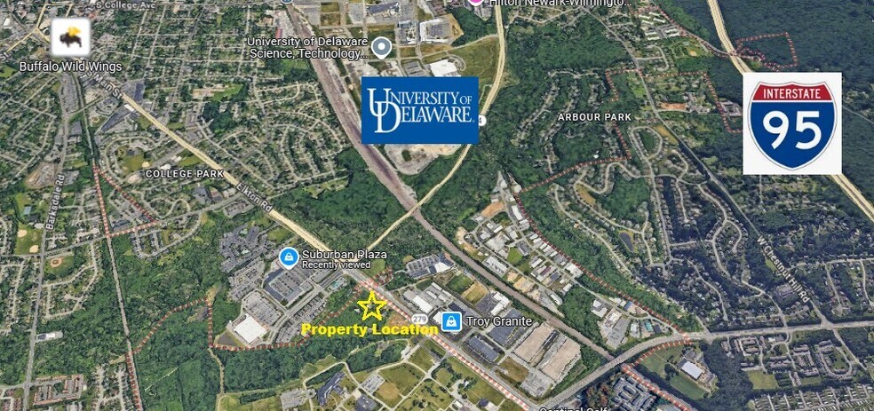 1014 Elkton Rd, Newark, DE à vendre - Aérien - Image 2 de 8