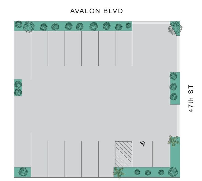 4625 Avalon Blvd, Los Angeles, CA à vendre - Plan de site - Image 2 de 2
