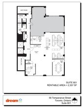 56 Temperance St, Toronto, ON à louer Plan d’étage- Image 1 de 1