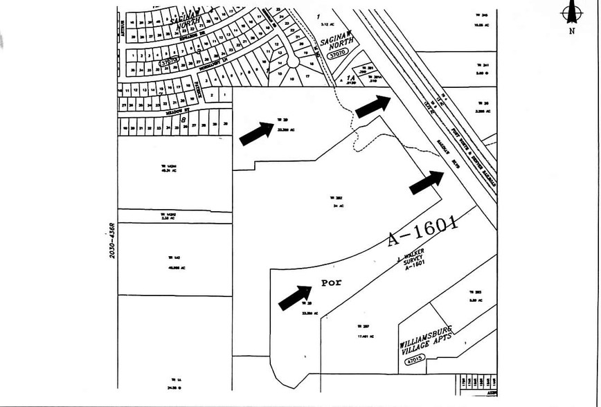 905 N Saginaw Blvd, Saginaw, TX à vendre - Plan cadastral - Image 1 de 1