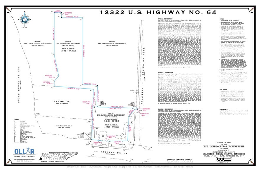 3131 US-64, Arlington, TN for sale - Plat Map - Image 2 of 5