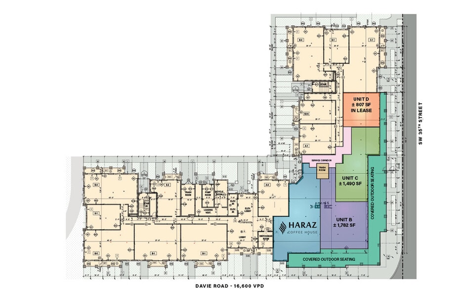 3501 Davie Rd, Davie, FL à louer - Photo du bâtiment - Image 3 de 6