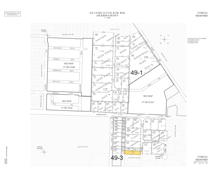 1209 Stowe Ave, Medford, OR à louer - Plan cadastral - Image 2 de 2