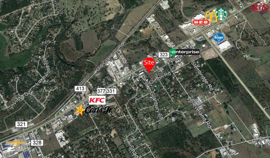 1.5 Acres Off East Hwy 377 And Grandbury Ct, Granbury, TX à vendre - Aérien - Image 2 de 4