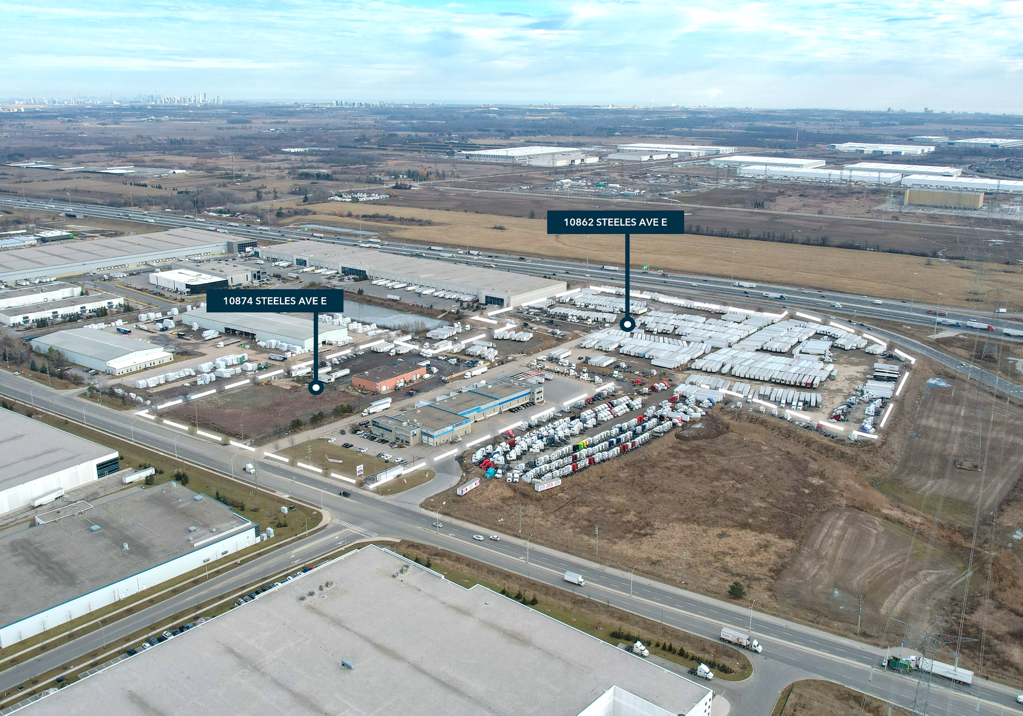 10862 Steeles Ave, Halton Hills, ON for sale Aerial- Image 1 of 18