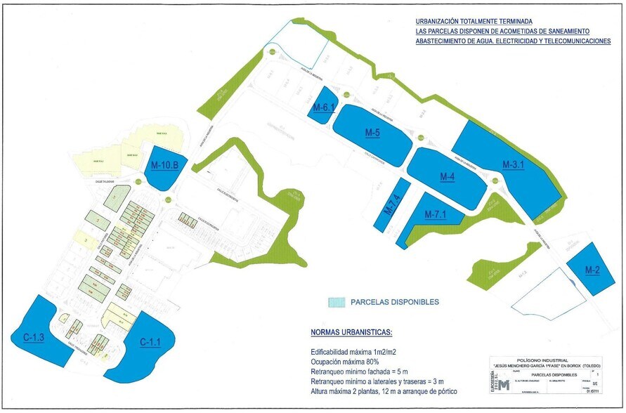 Polígono Jesús Menchero, Fase 1, Borox, Toledo à vendre - Plan d’étage - Image 2 de 2