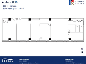 233 N Michigan Ave, Chicago, IL à louer Plan d  tage- Image 1 de 1