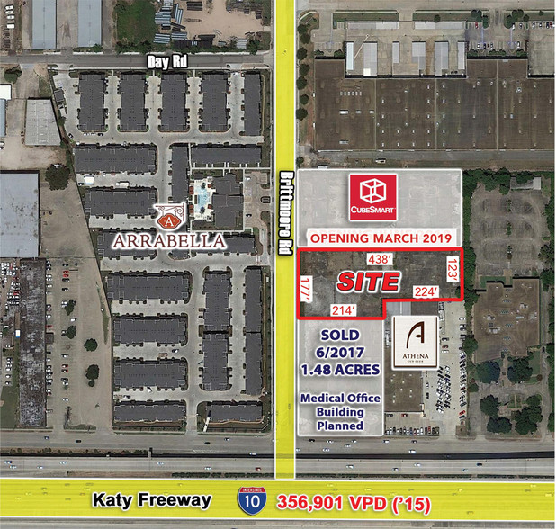 Brittmoore Rd & Old Katy Rd, Houston, TX for sale - Aerial - Image 1 of 1