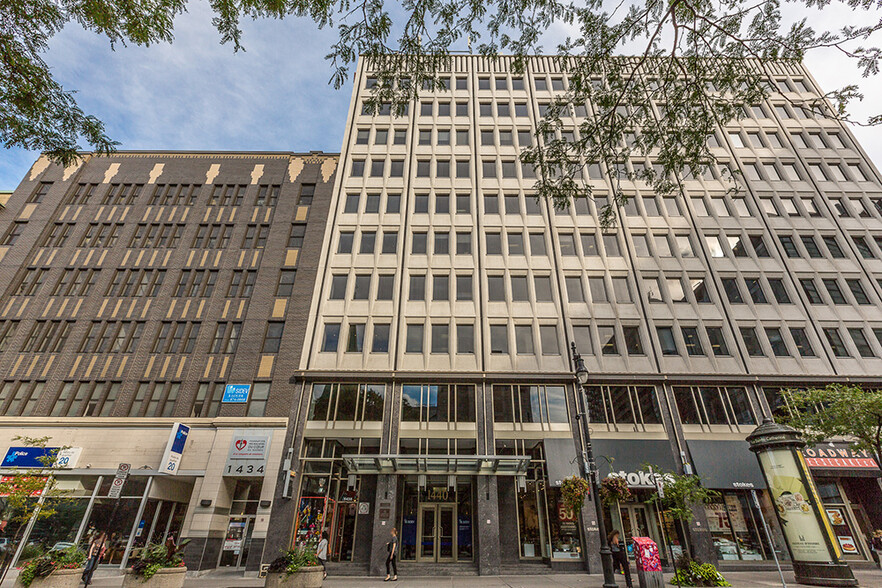 1438-1450 Rue Sainte-Catherine O, Montréal, QC à louer - Photo du bâtiment - Image 2 de 3