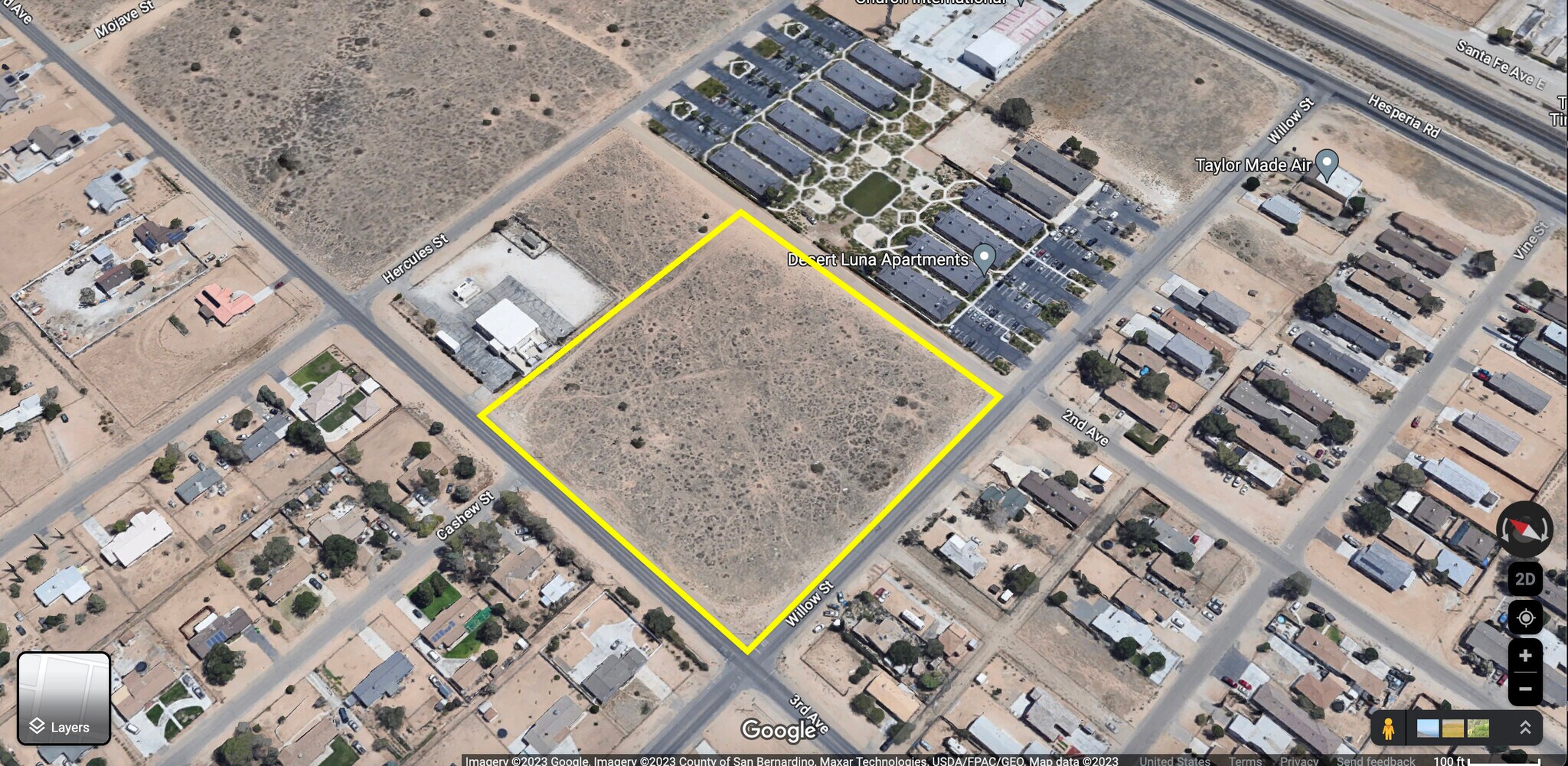 3rd Avenue & Willow st, Hesperia, CA à vendre Photo du bâtiment- Image 1 de 11
