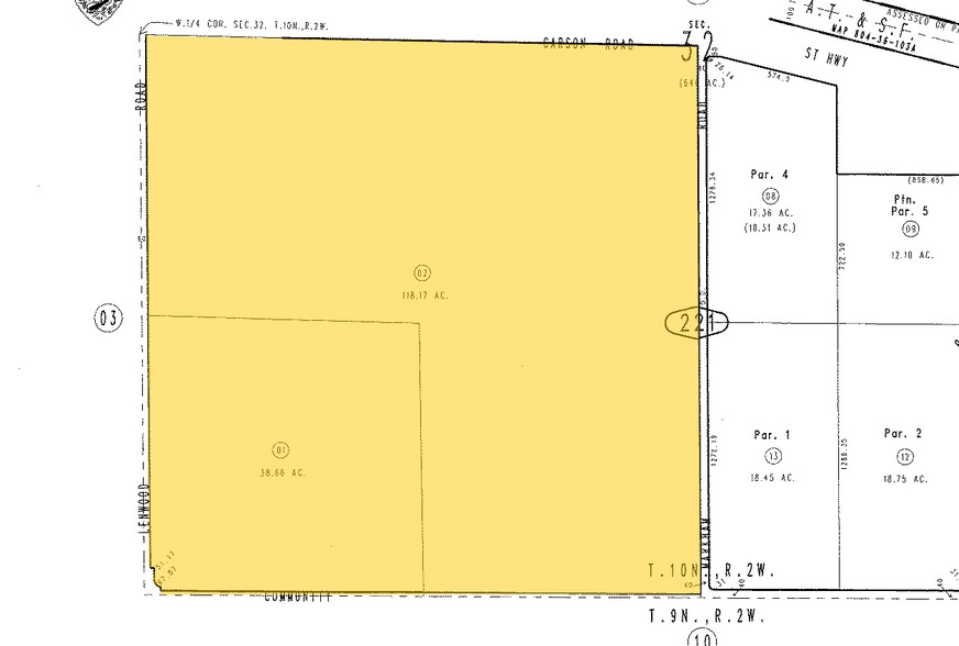 Lenwood and Hwy 58 Offramp, Barstow, CA à vendre - Plan cadastral - Image 3 de 3