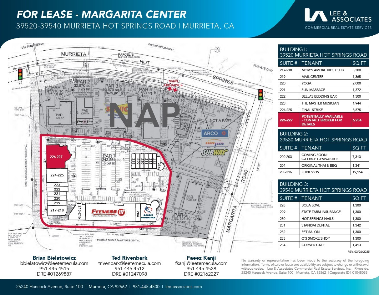 Murrieta Hot Springs Rd, Murrieta, CA for lease Floor Plan- Image 1 of 1