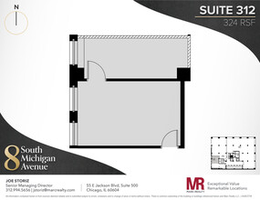 8 S Michigan Ave, Chicago, IL à louer Plan d  tage- Image 1 de 5