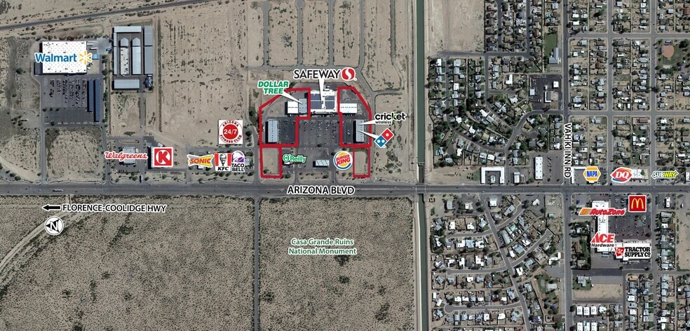 1405 Arizona Blvd, Coolidge, AZ for sale - Aerial - Image 1 of 2