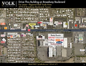 5775 E Broadway Blvd, Tucson, AZ - AÉRIEN Vue de la carte - Image1