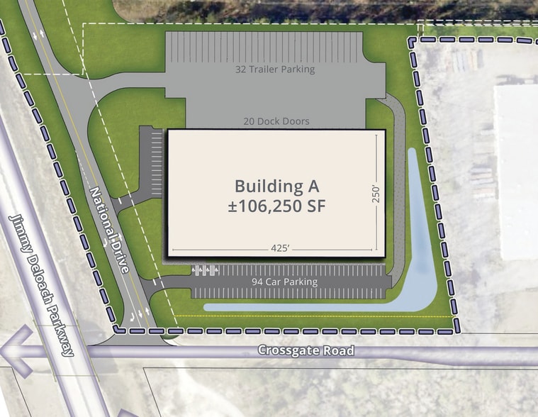 54 National Dr, Port Wentworth, GA à louer - Photo du bâtiment - Image 3 de 11